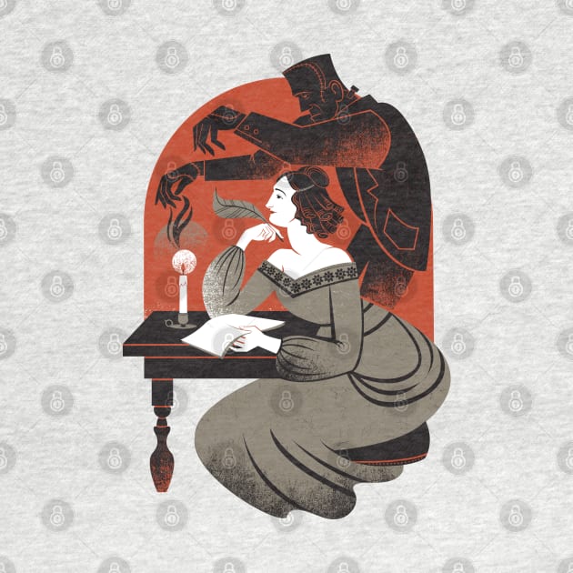 Mary Shelley's Frankenstein by Lucie Rice Illustration and Design, LLC